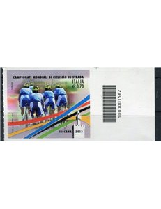 ITALIA 2013 Mondiali di Ciclismo CB 1562 asd