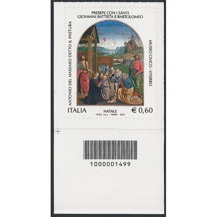 ITALY 2012 Religious Christmas CB 1499 ais