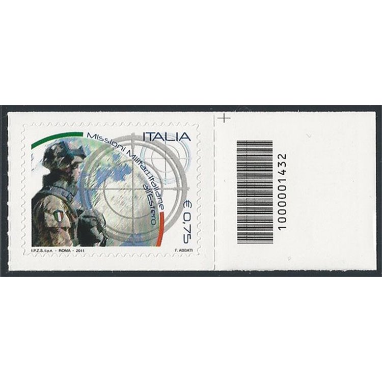 ITALY 2011 Military Missions CB 1432 asd