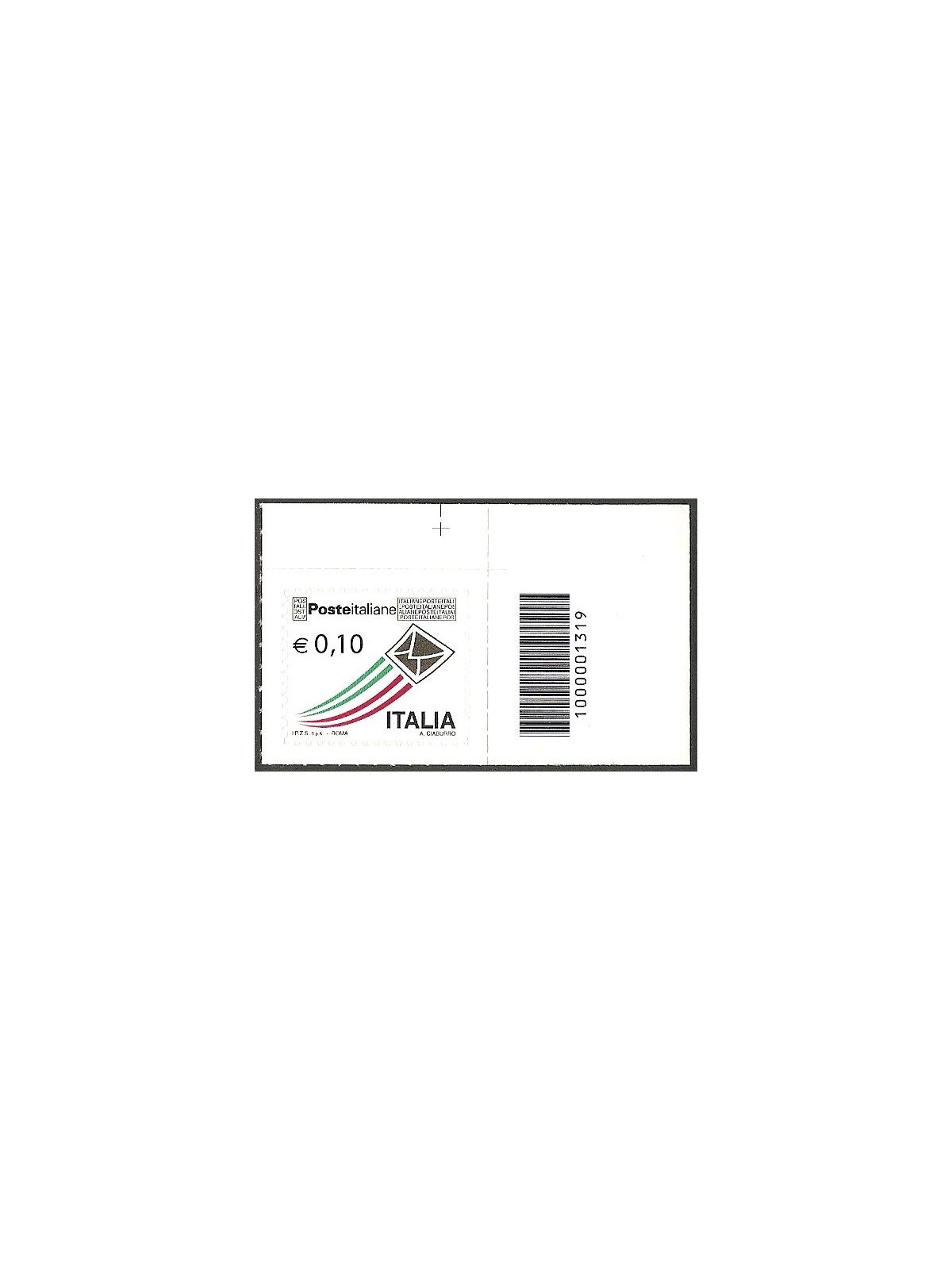 ITALIA 2010 Ordinaria € 0,10 CB 1319