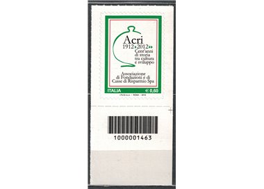 ITALY 2012 Centenary of Acri CB 1463 aid