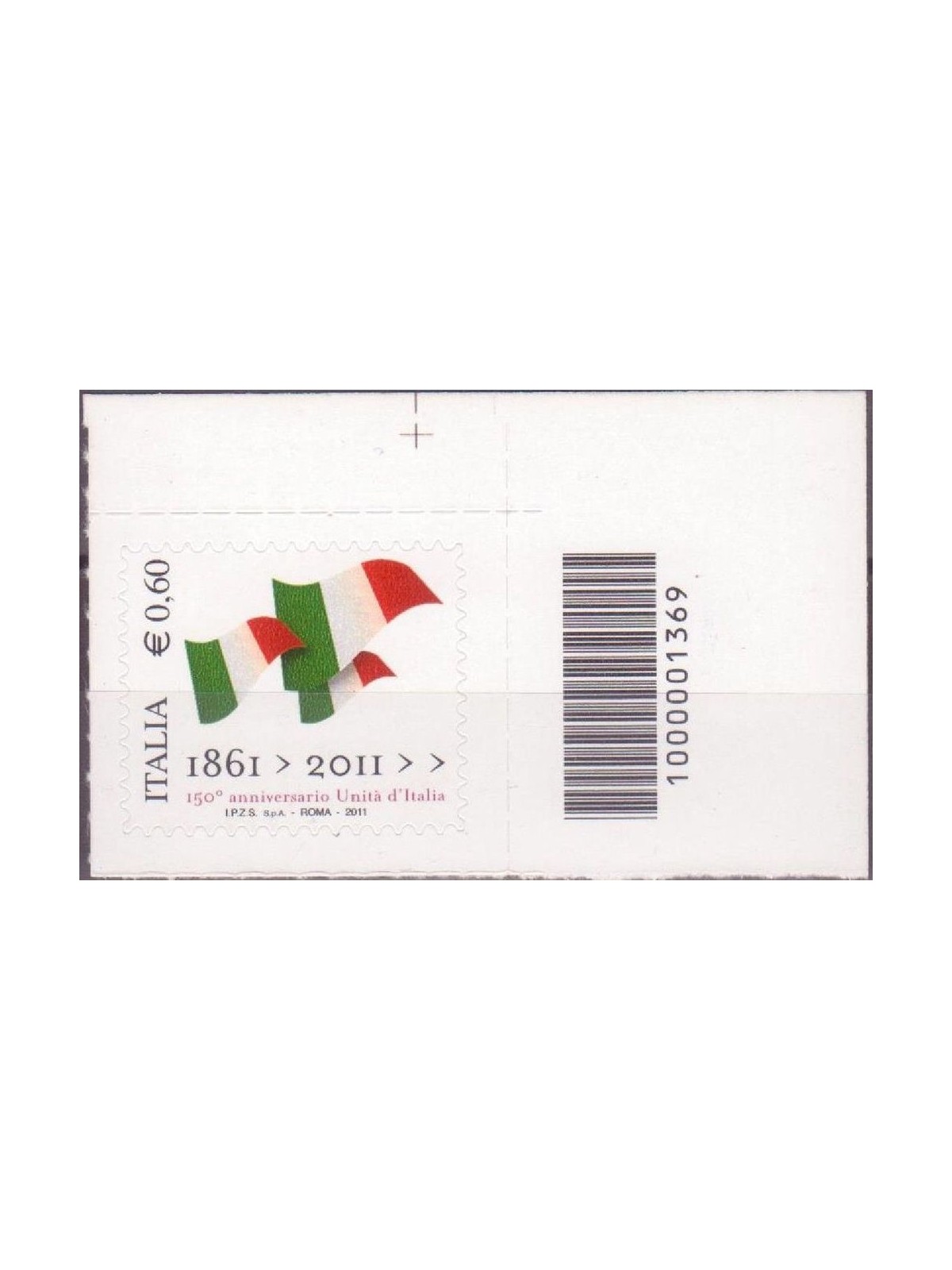 ITALY 2011 Unification of Italy CB 1369 asd
