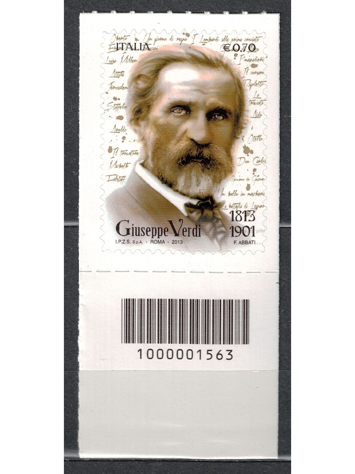 ITALY 2013 Giuseppe Verdi CB 1563 aid