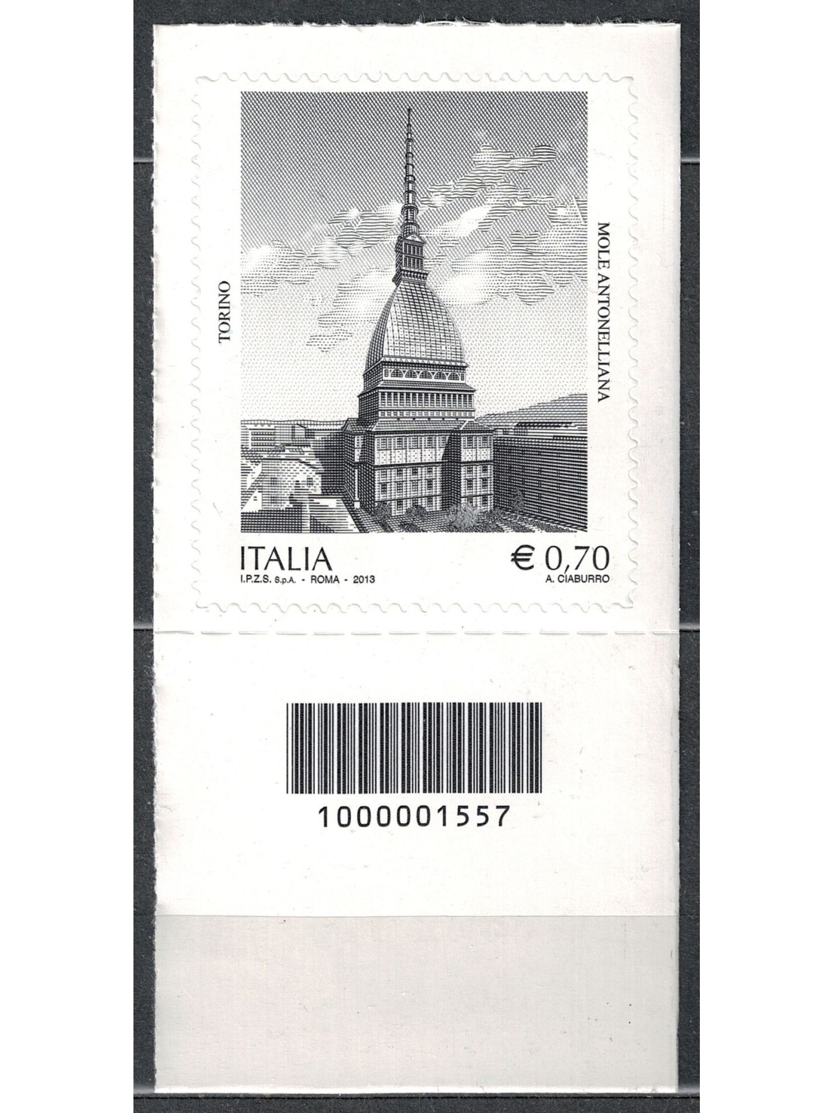 ITALY 2013 Mole Antonelliana CB 1557 aid