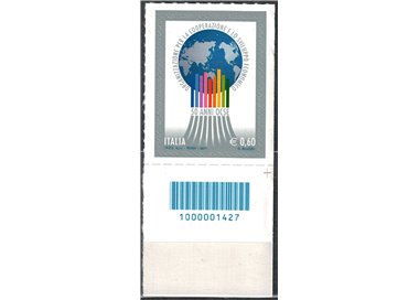 ITALY 2011 OECD Anniversary CB 1427 aid
