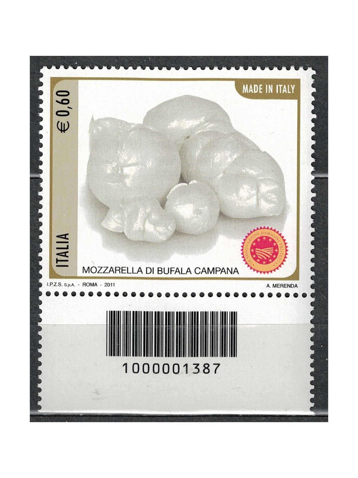 ITALIA 2011 Mozzarella di bufala CB 1387 basso