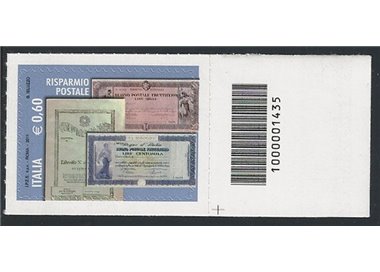 ITALIA 2011 Risparmio postale € 0,60 CB 1435 aid
