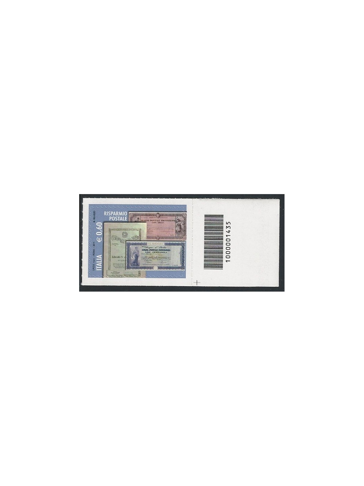 ITALY 2011 Postal Savings €0.60 CB 1435 aid