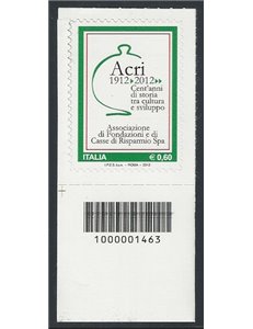 ITALY 2012 Centenary Acri CB 1463 ais