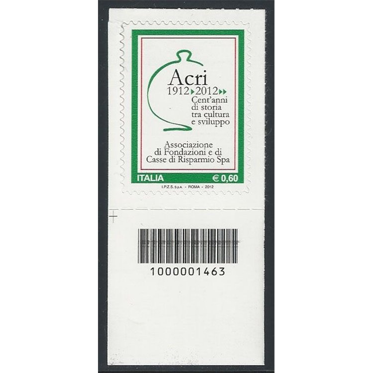 ITALIA 2012 Centenario Acri CB 1463 ais
