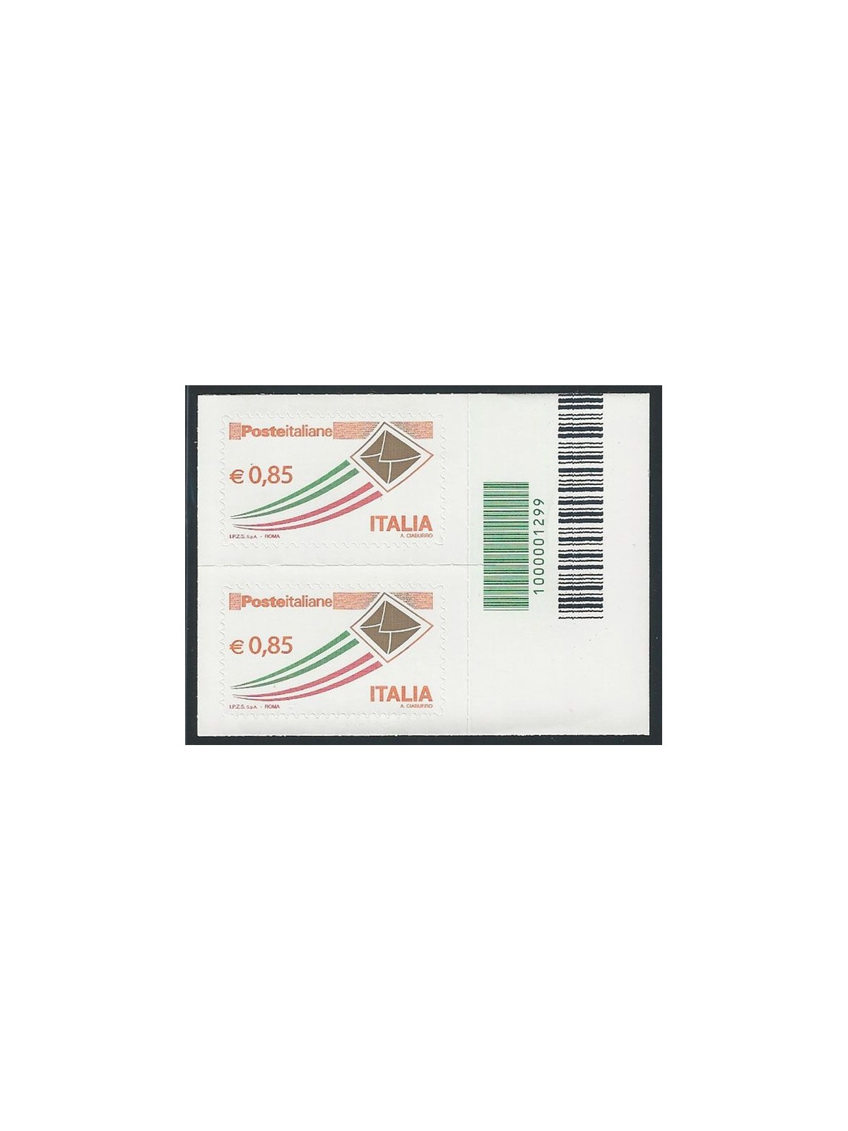 ITALY 2013 Ordinary €0.85 CB 1299 dx