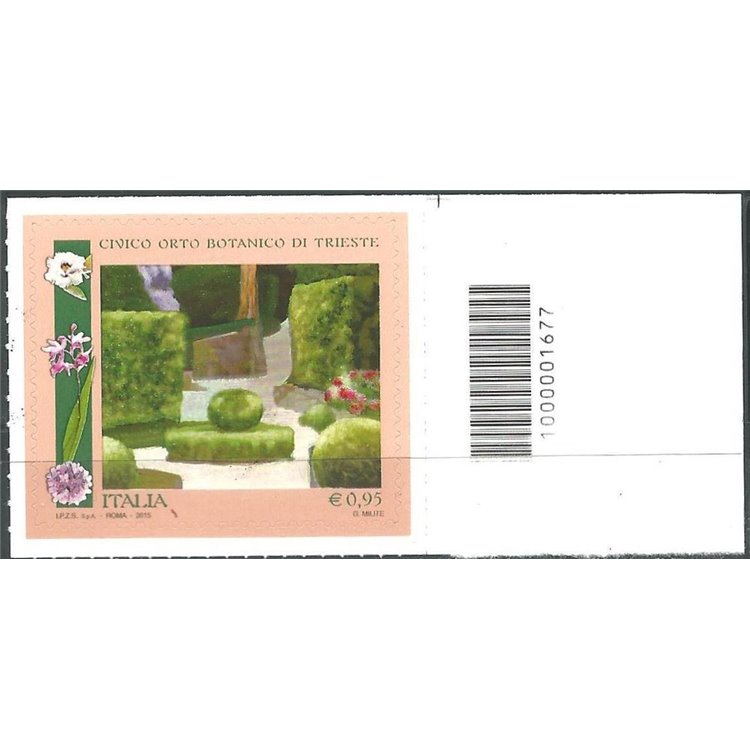ITALIA 2015 Orto botanico di Trieste CB 1677 asd