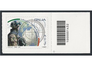 ITALY 2011 Military Missions CB 1432 aid