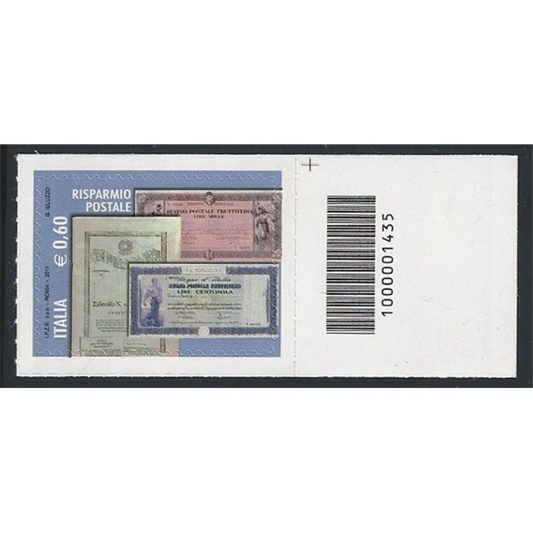 ITALY 2011 Postal Savings €0.60 CB 1435 asd