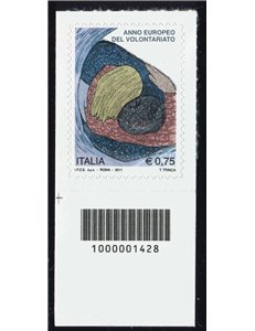 ITALIA 2011 Anno europeo del volontariato CB 1428 ais