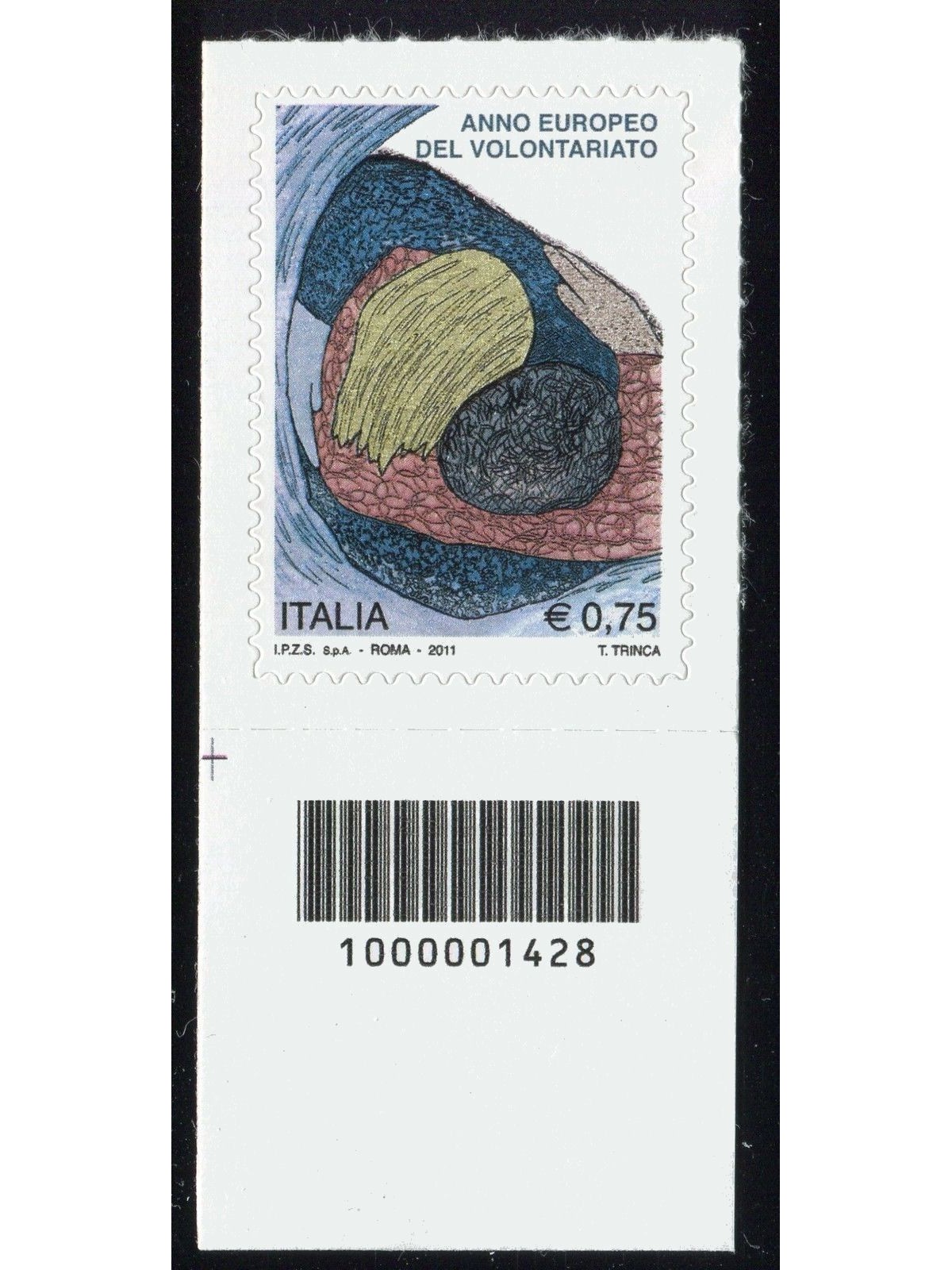 ITALIA 2011 Anno europeo del volontariato CB 1428 ais
