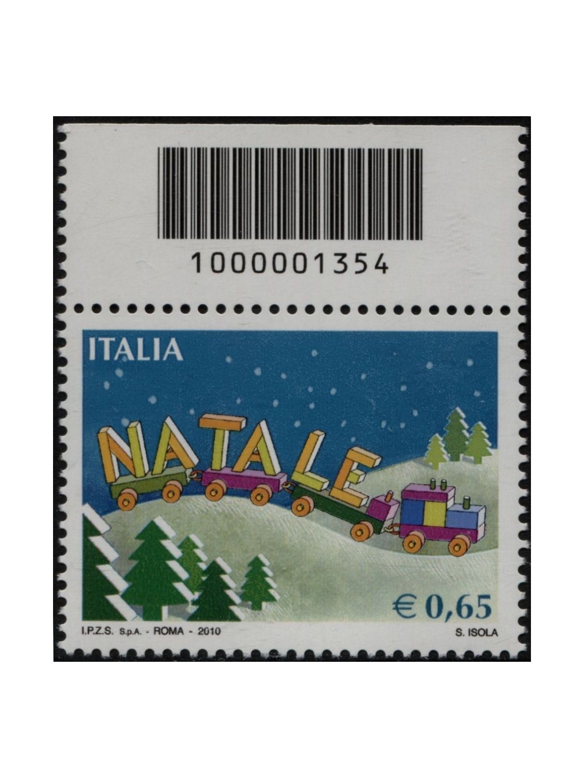 ITALY 2010 Secular Christmas CB 1354