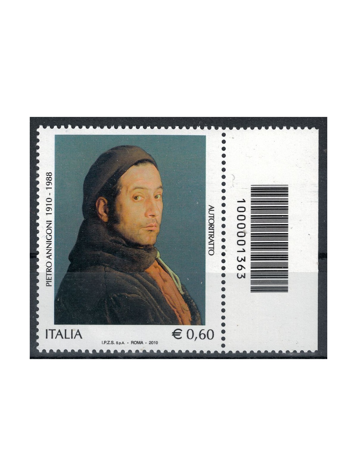 ITALY 2010 Pietro Annigoni CB 1363