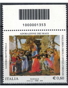 ITALY 2010 Religious Christmas CB 1353