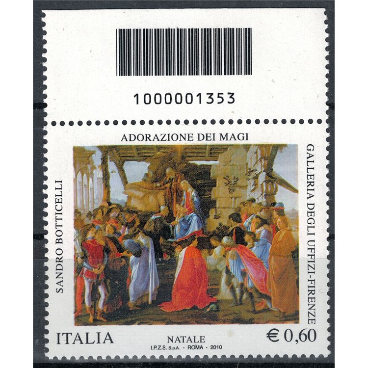 ITALY 2010 Religious Christmas CB 1353