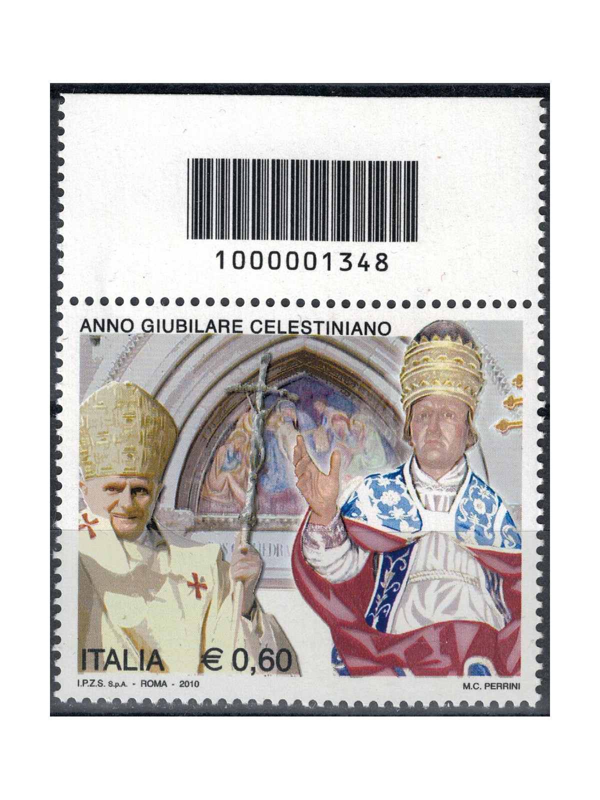 ITALIA 2010 Anno Giubilare Celestiniano CB 1348