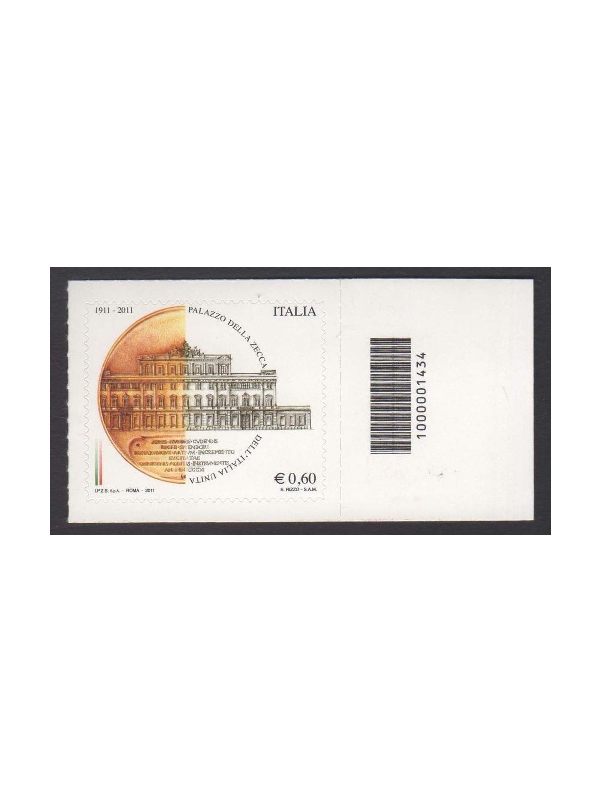 ITALY 2011 Mint Palace CB 1434 aid