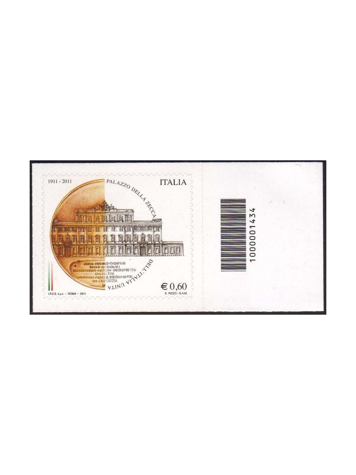 ITALY 2011 Mint Palace CB 1434 asd