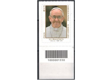 ITALY 2013 Pontificate of Pope Francis CB 1550 aid