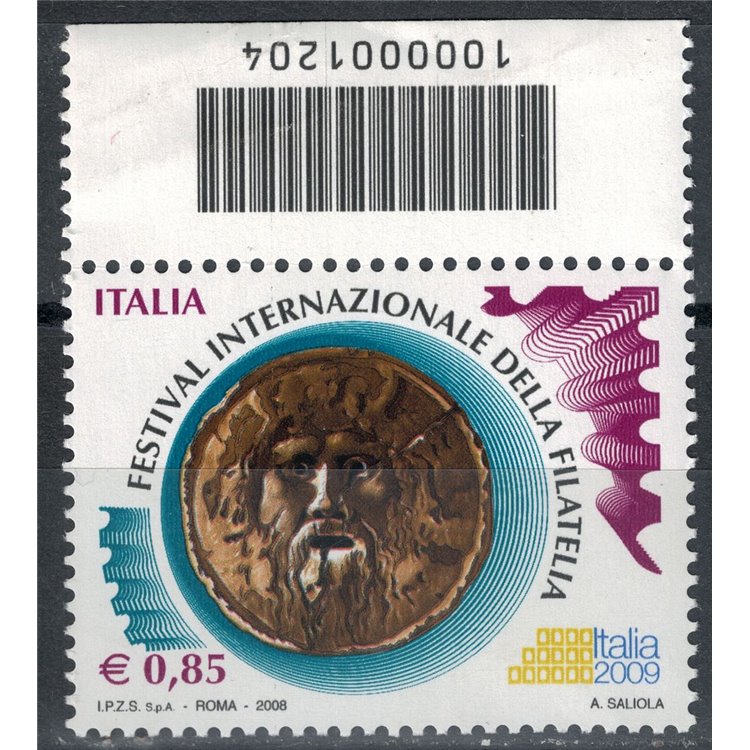 ITALY 2008 Philately Festival CB 1204
