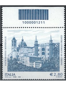 ITALIA 2008 Patrimonio Unesco Urbino CB 1211