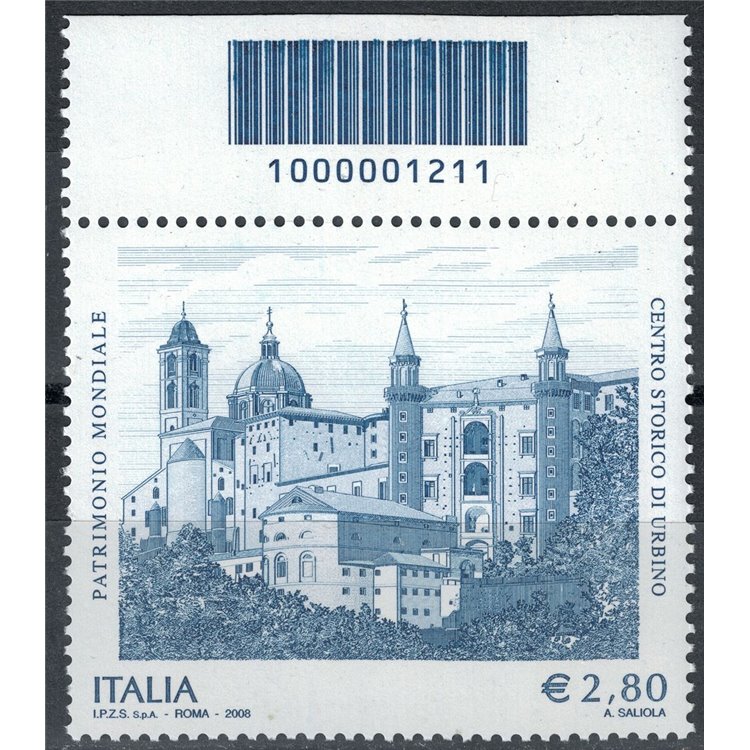 ITALY 2008 UNESCO World Heritage Site Urbino CB 1211