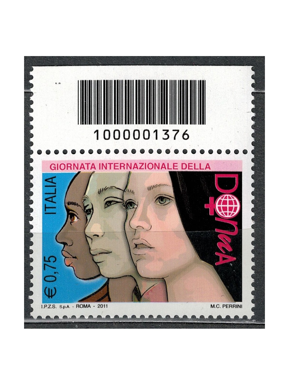 ITALY 2011 Women's Day CB 1376 high