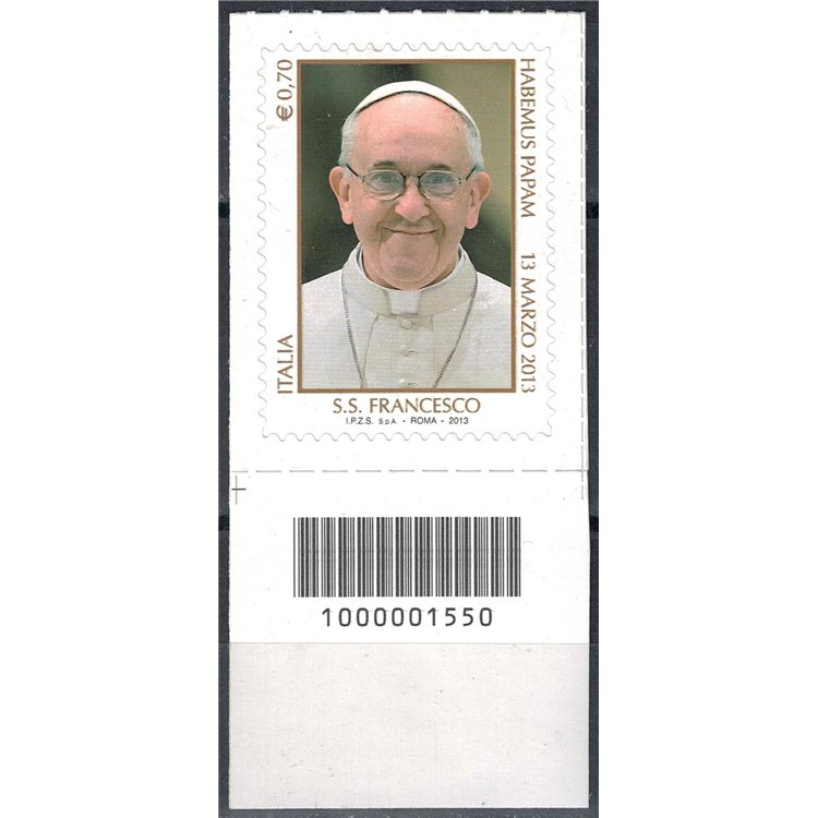 ITALY 2013 Pontificate of Pope Francis CB 1550 ais