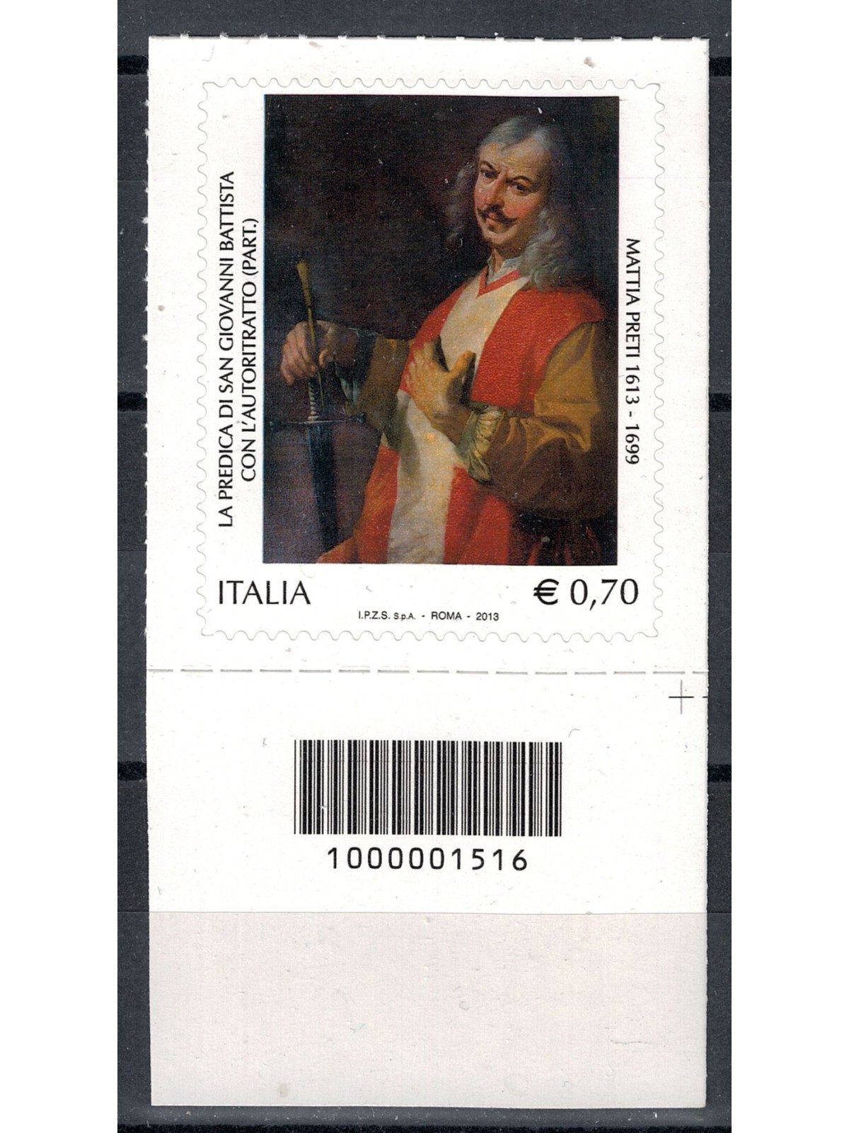 ITALY 2013 Mattia Preti CB 1516 aid