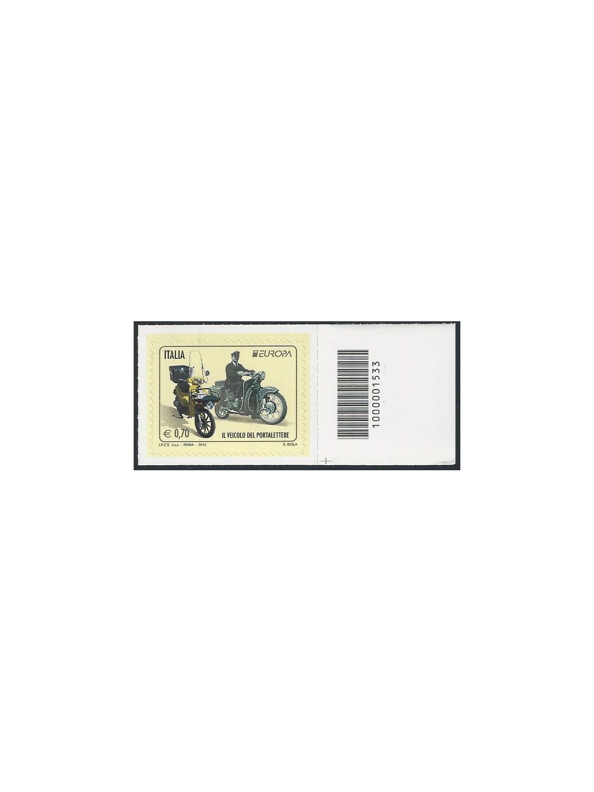 ITALY 2013 Europe €0.70 CB 1533 aid