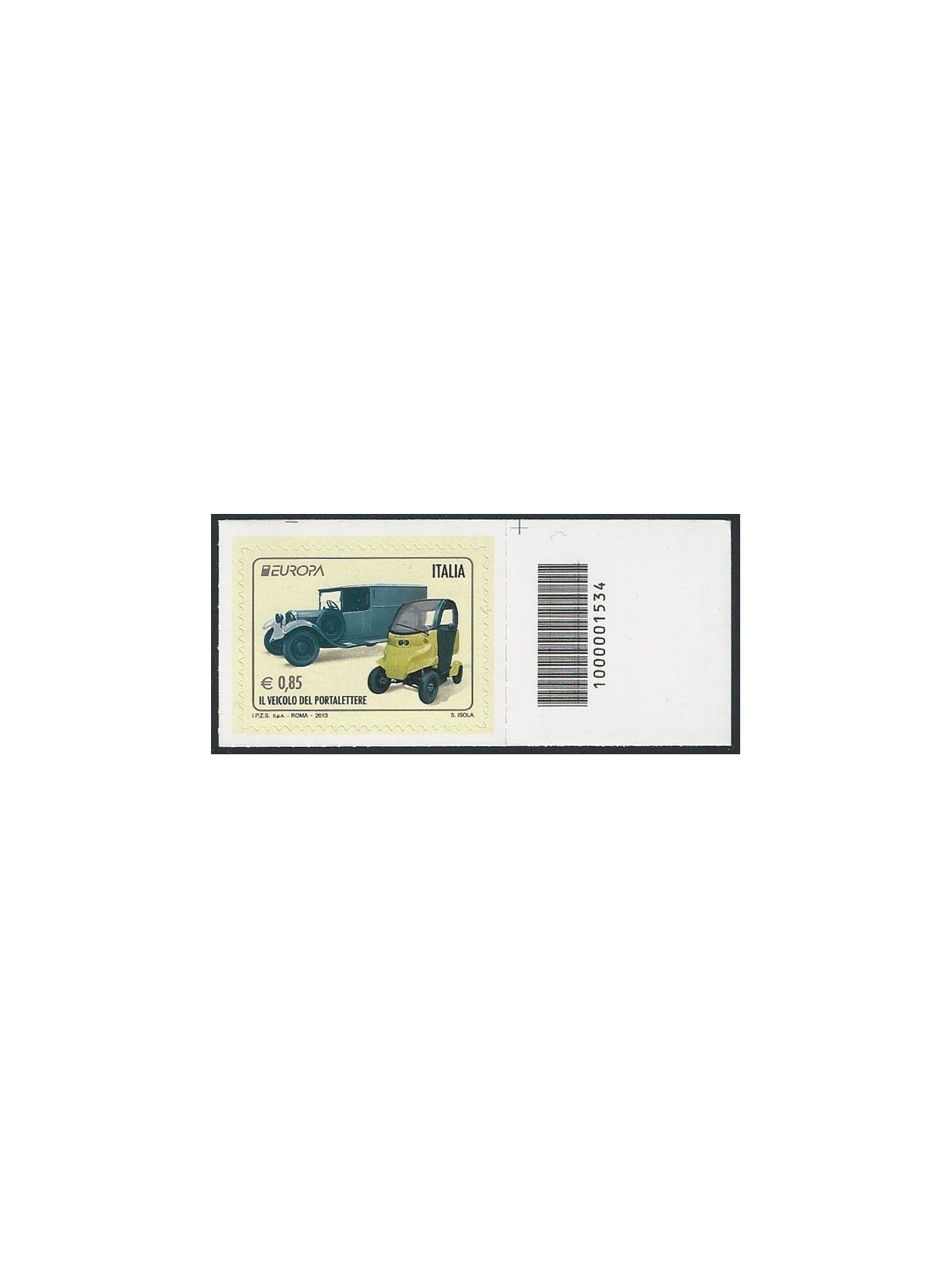 ITALY 2013 Europe €0.85 CB 1534 asd