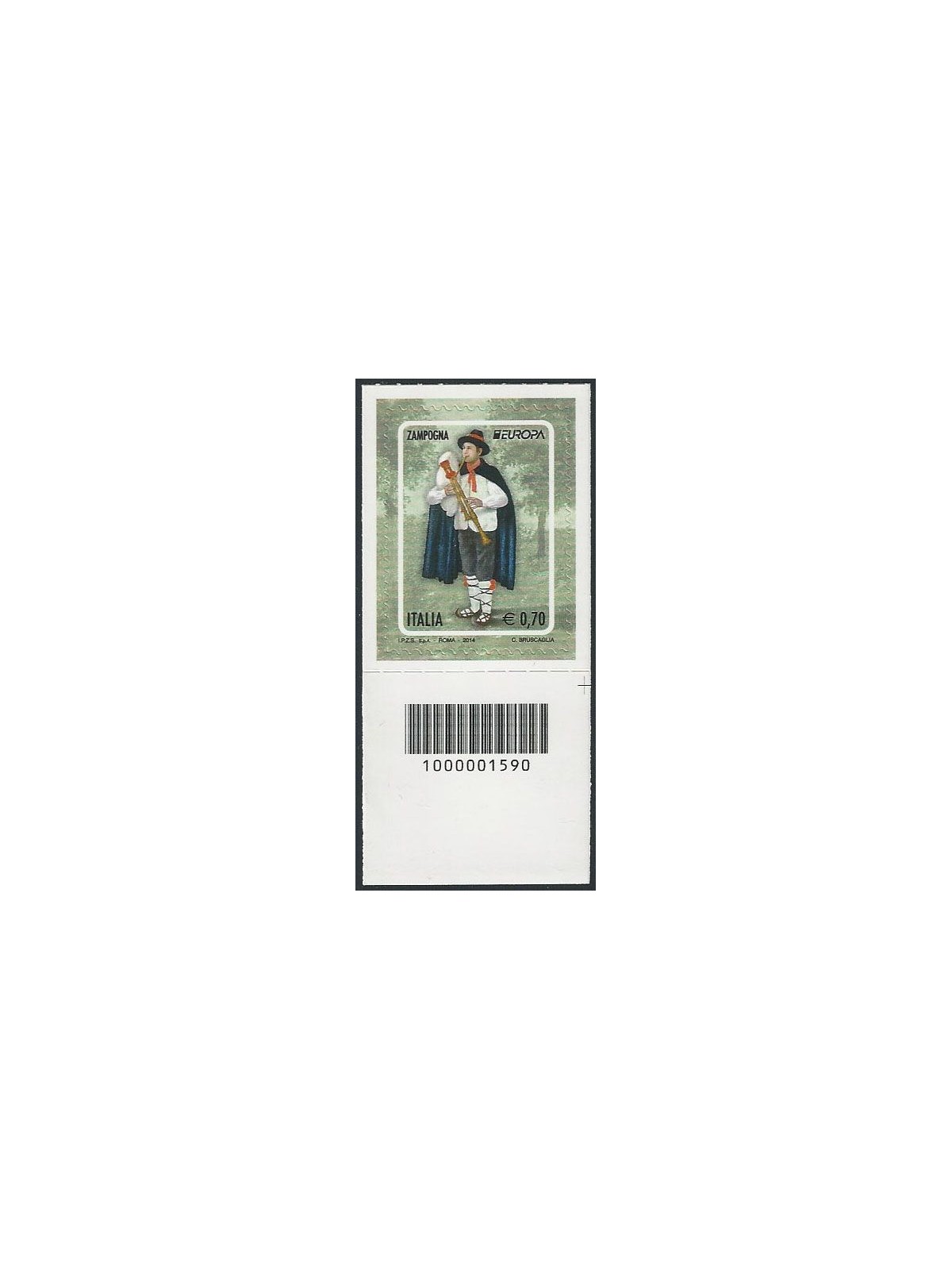 ITALIA 2014 Europa € 0,70 CB 1590 aid