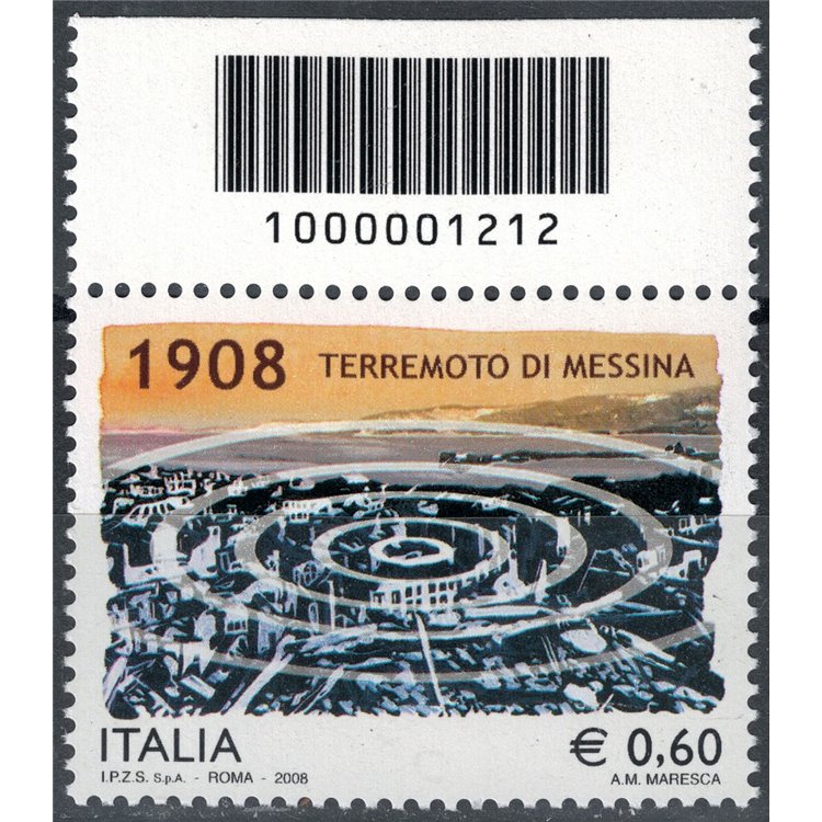 ITALIA 2008 Terremoto di Messina CB 1212