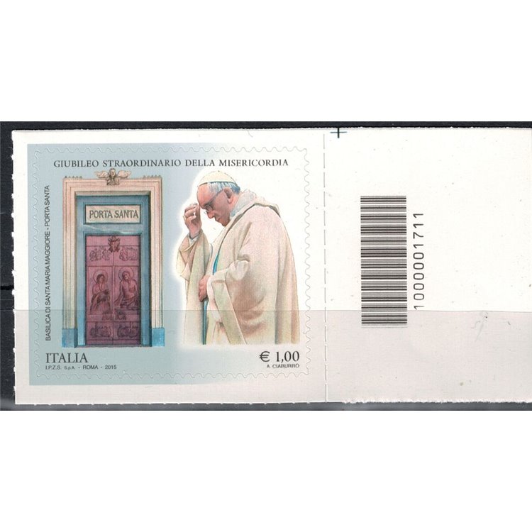 ITALY 2015 Extraordinary Jubilee €1.00 CB 1711 asd
