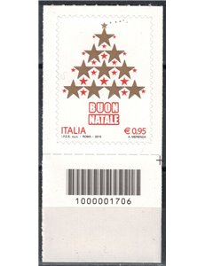 ITALIA 2015 Natale laico CB 1706 aid