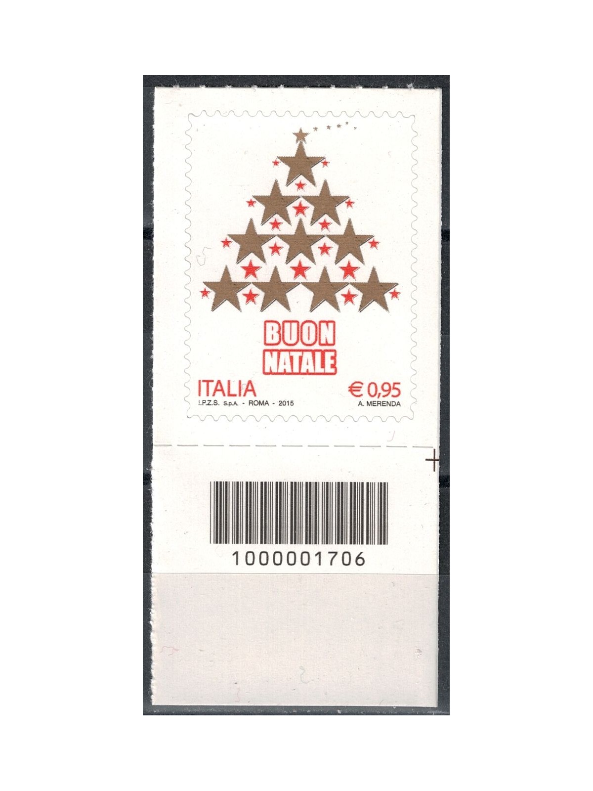 ITALY 2015 Secular Christmas CB 1706 aid