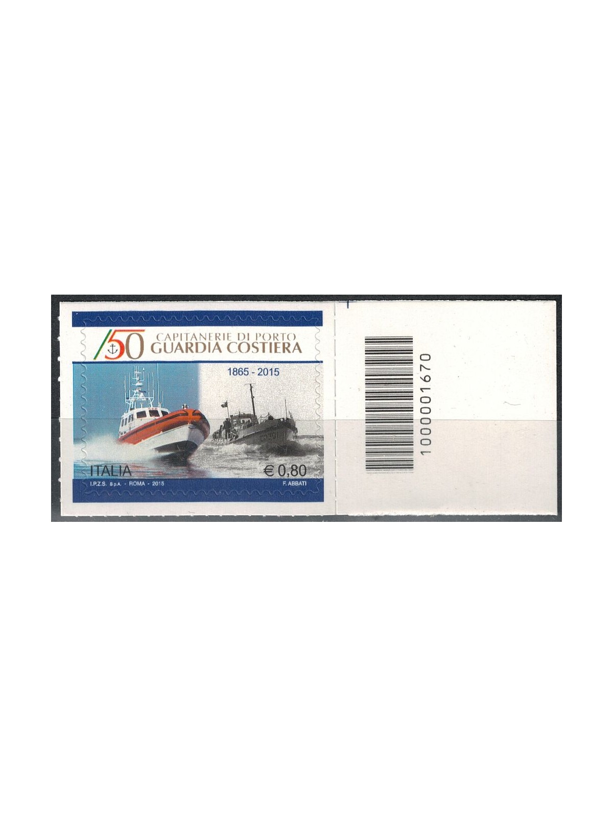 ITALIA 2015 Guardia Costiera CB 1670 asd