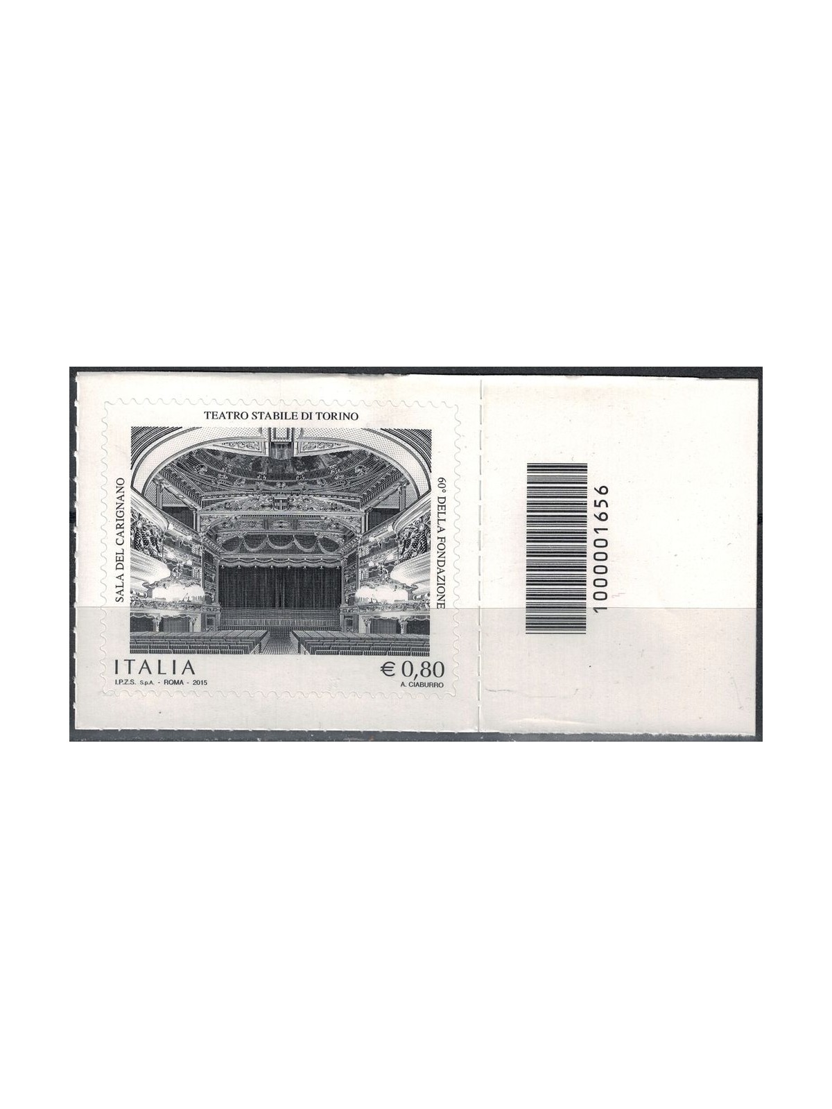 ITALY 2015 Teatro Stabile di Torino CB 1656 asd