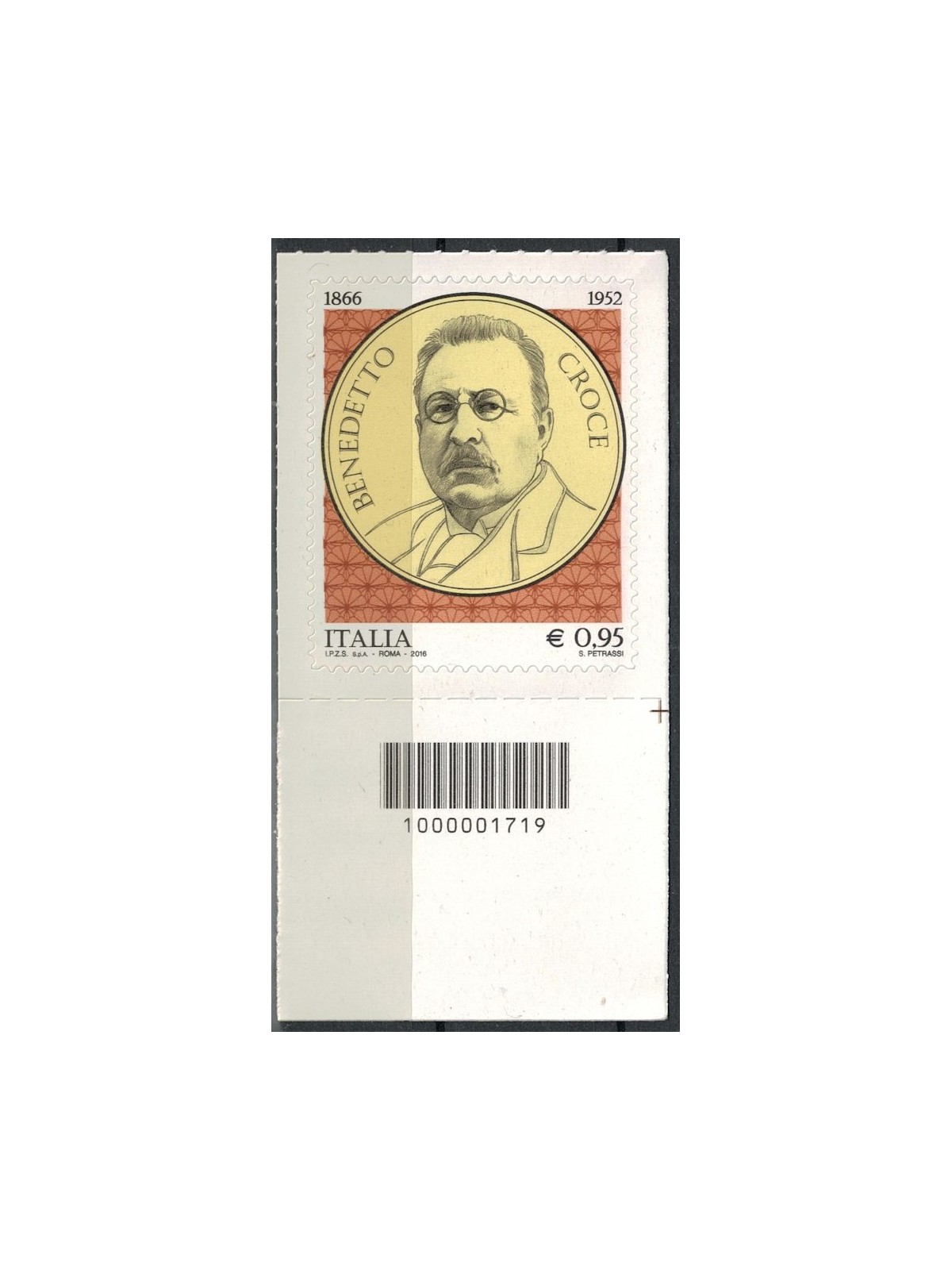 ITALY 2016 Benedetto Croce CB 1719 aid