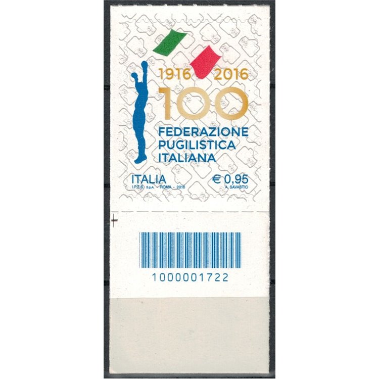 ITALY 2016 Boxing Federation CB 1722 ais