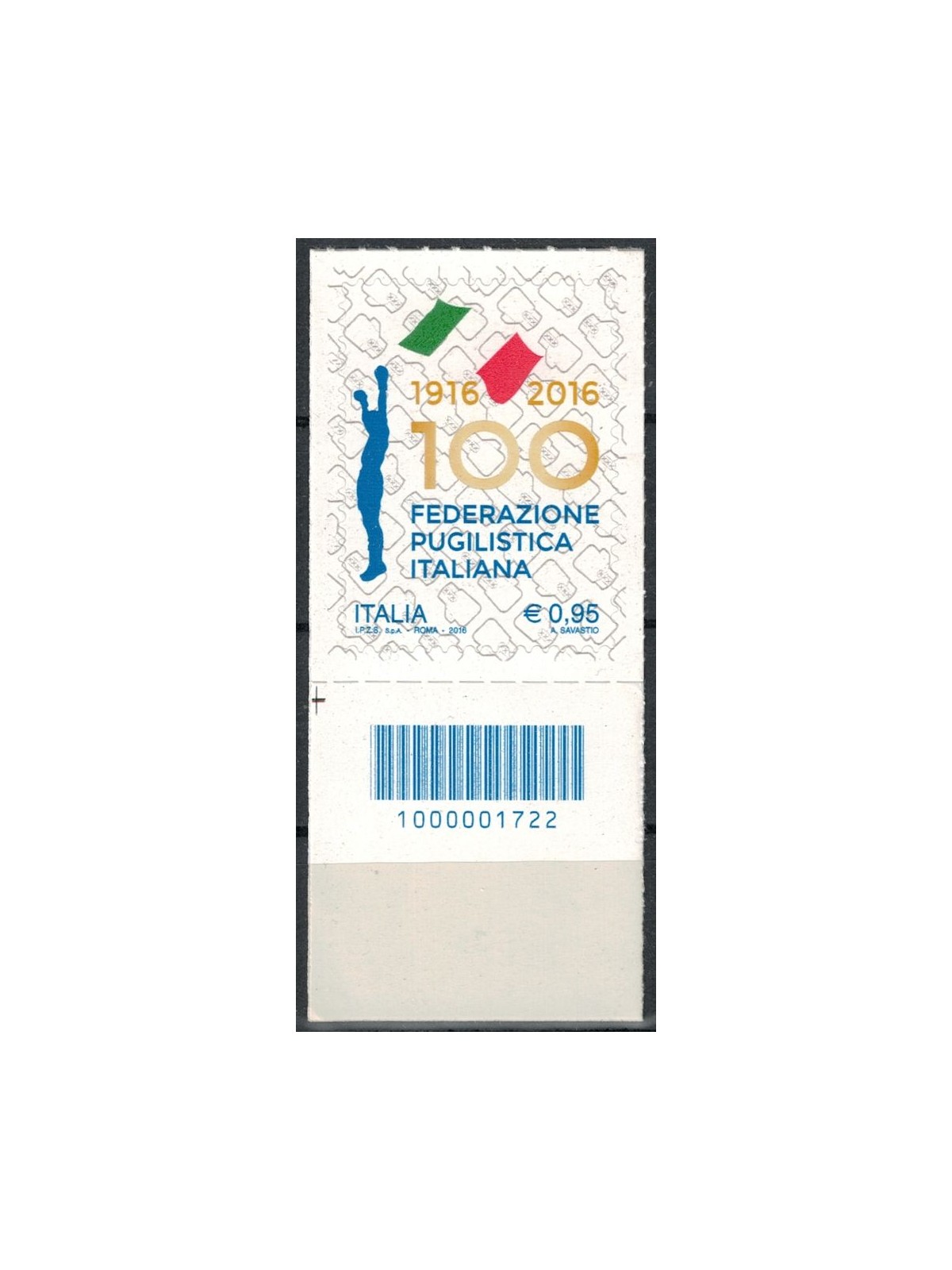 ITALIA 2016 Federazione pugilistica CB 1722 ais