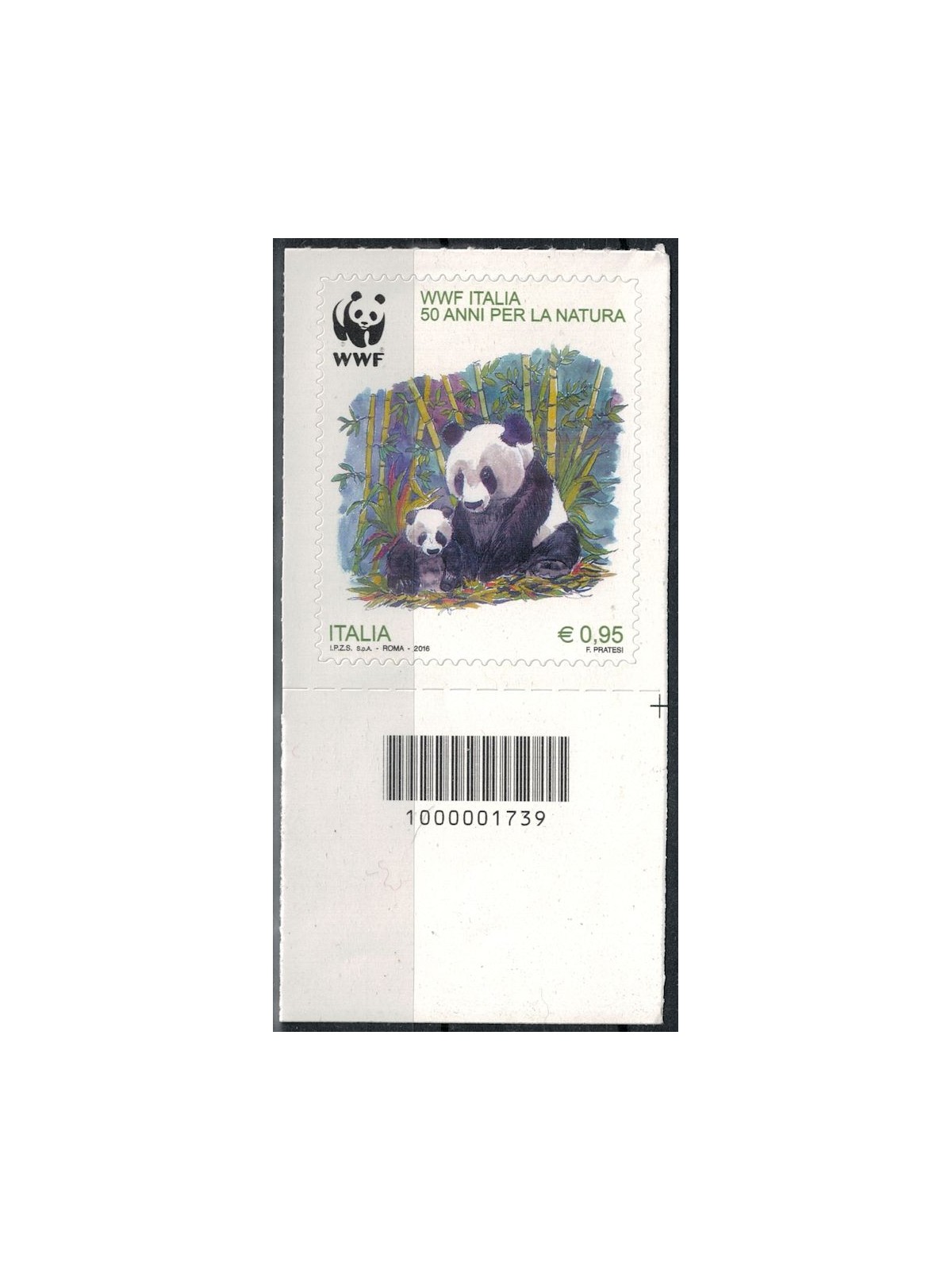 ITALY 2016 WWF Italy CB 1739 aid