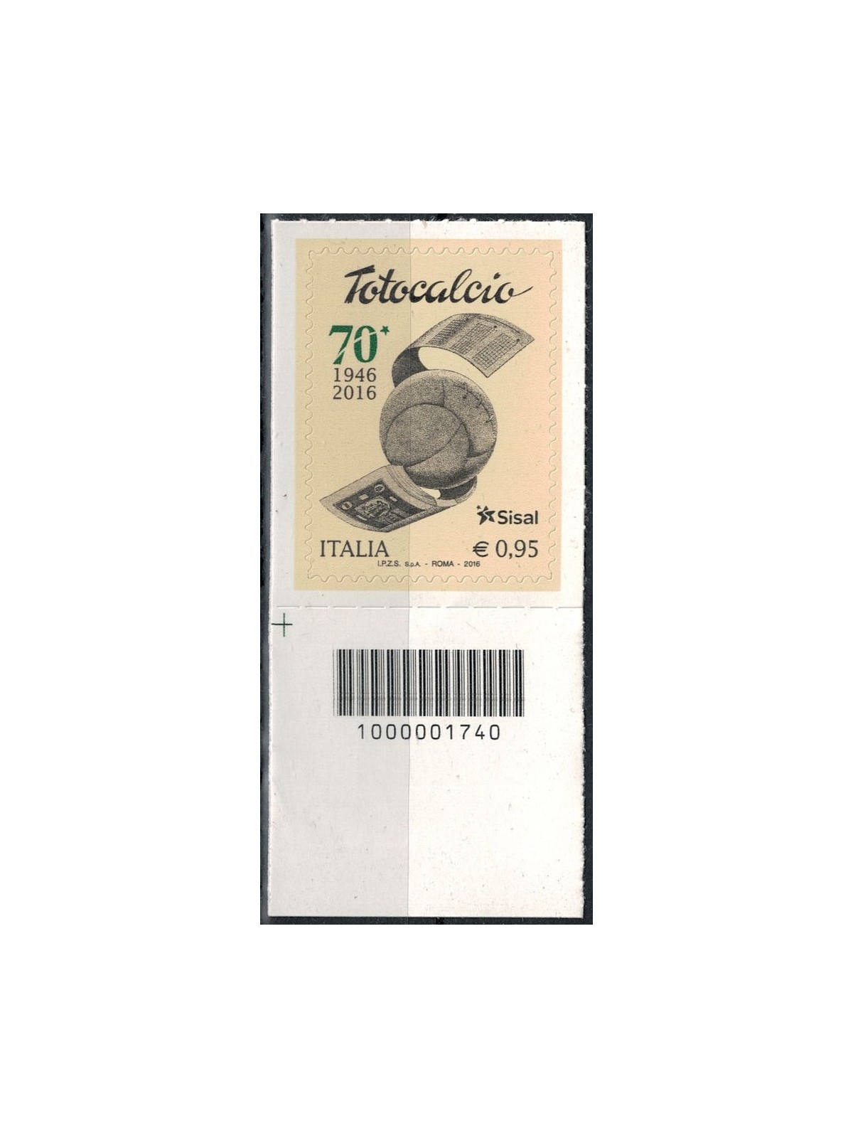 ITALIA 2016 Totocalcio CB 1740 ais
