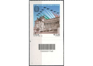 ITALY 2016 Anniversary of the Republic CB 1760 ais