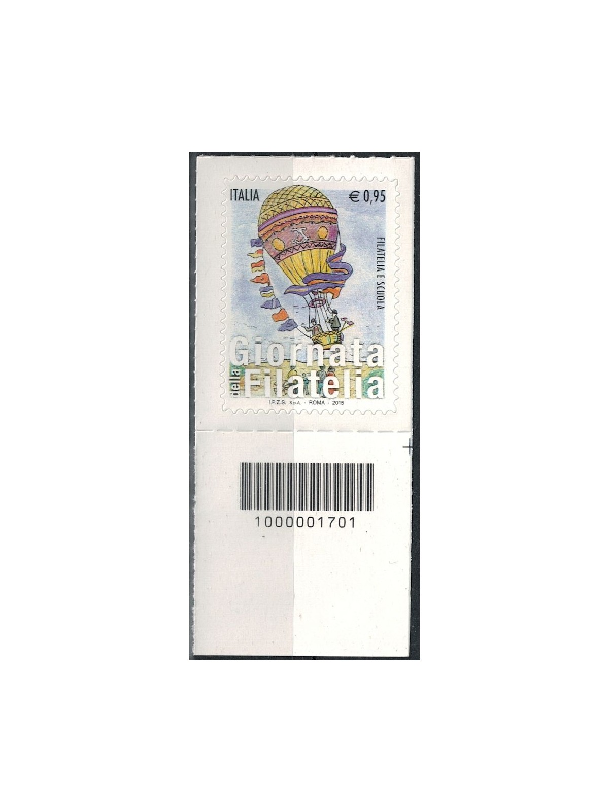 ITALIA 2015 Giornata della filatelia CB 1701 aid